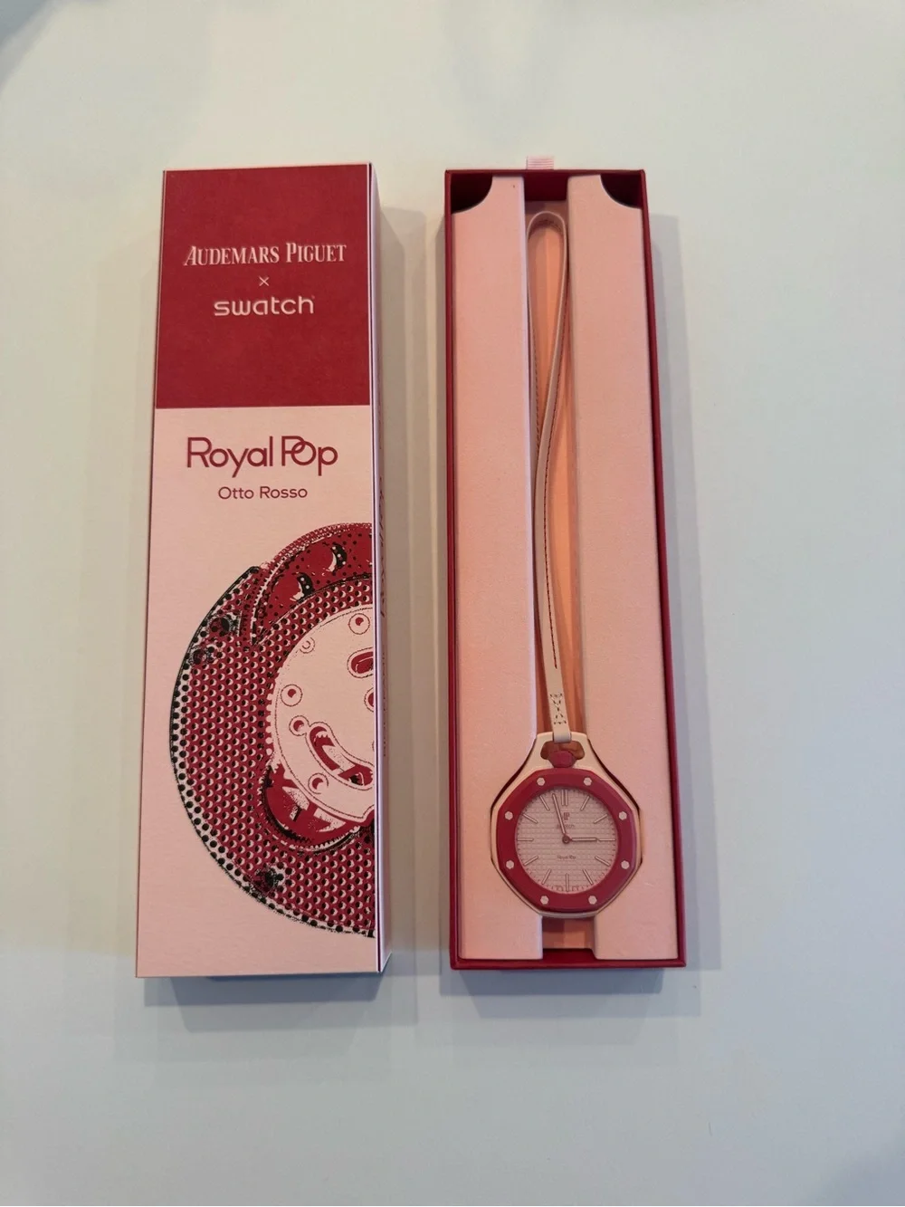 Swatch Royal Pop Otto Rosso Box - Red and Pink